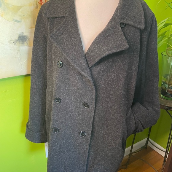 fabio Jackets & Blazers - Pea coat. She’ll wool and fully lined poly